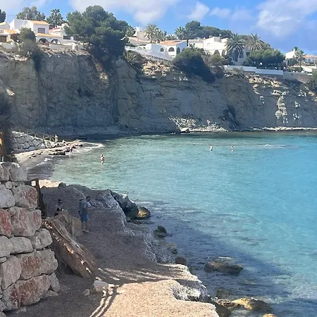 Renovado A 3 Min De La Playa ,wifi,aire,parking,vistas Comunitario Apartmán Calpe